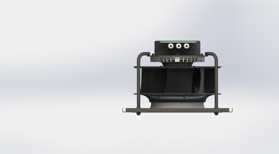 Hoogtemperatuurbestendigheid van 60°C IP54 met 250 mm blad EC Fan