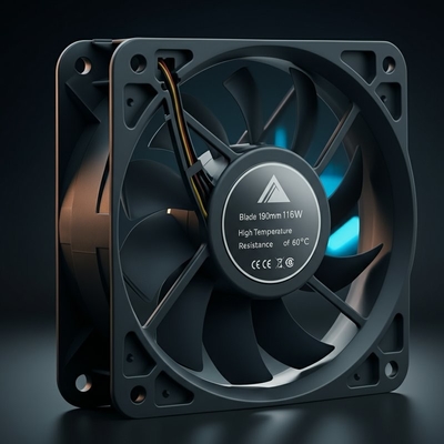 Blaad 190mm vermogen 116W hoge temperatuur weerstand van 60°C EC Axial Fan