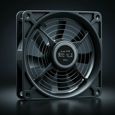 Blaad 190mm vermogen 116W hoge temperatuur weerstand van 60°C EC Axial Fan
