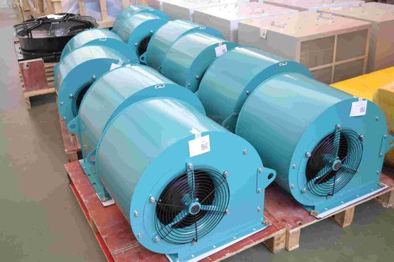 6 de Dubbele toegang Centrifugaalventilator in drie stadia van Pool 400V 12 Duimblad