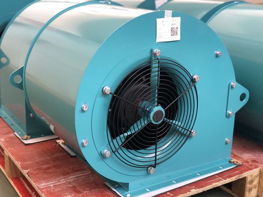 6 de Dubbele toegang Centrifugaalventilator in drie stadia van Pool 400V 12 Duimblad