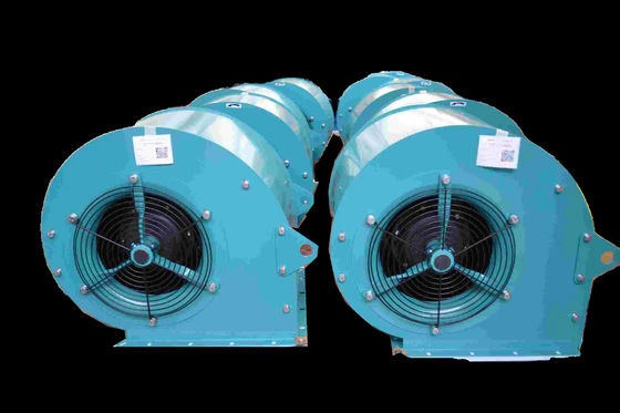 De Voorwaartse Centrifugaalventilator in drie stadia van 6 Pool met 250mm Gegalvaniseerd Blad