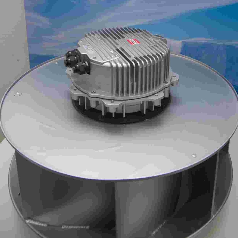 Blad 160 mm gewicht 1,55 kg EC Centrifuge ventilator Externe rotor koeling ventilator