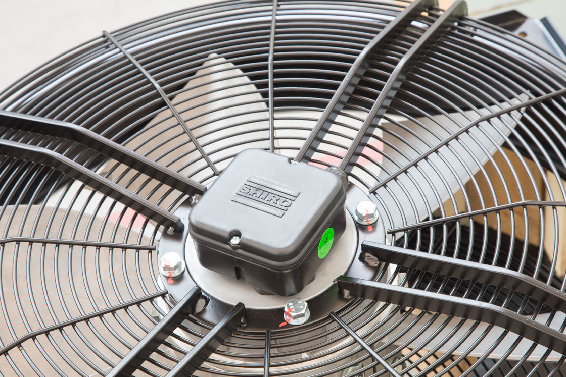 8500m3/H enige Fase Zes van de de AL-Legering van de de Rotor Asventilator van Pool het Externe Blad Metaaldrijvende kracht